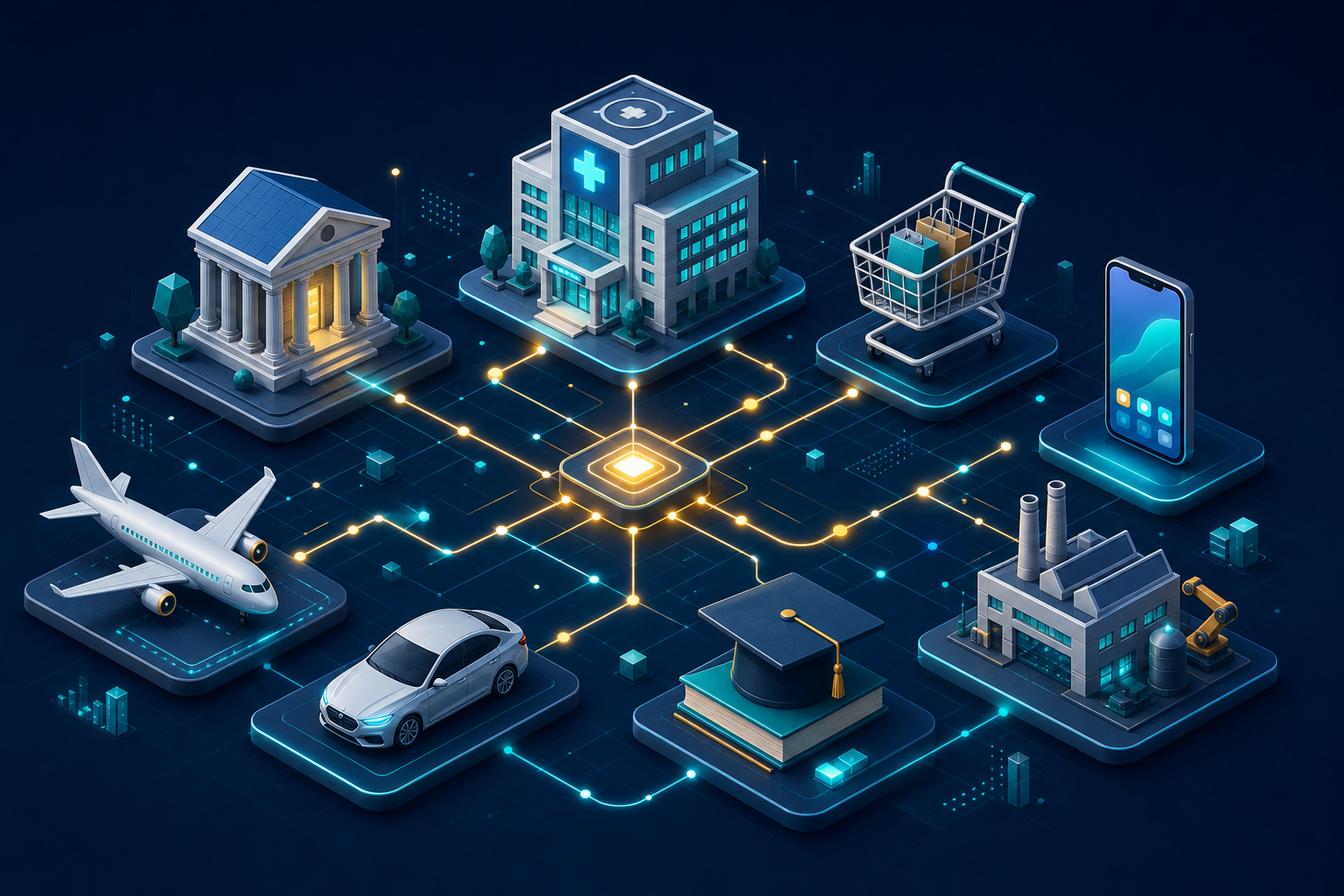 Industries We Serve — Connected Business Ecosystem